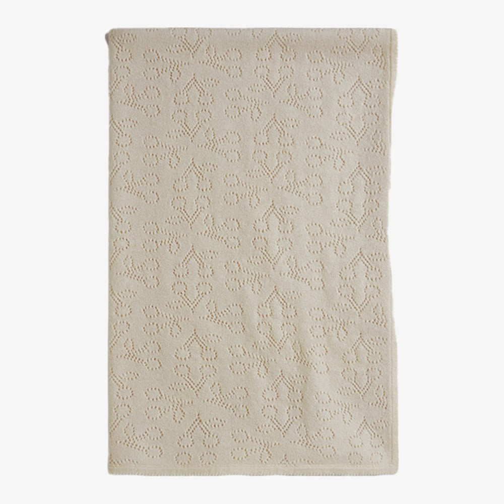 Bonpoint Cosme Blanket - Milk White