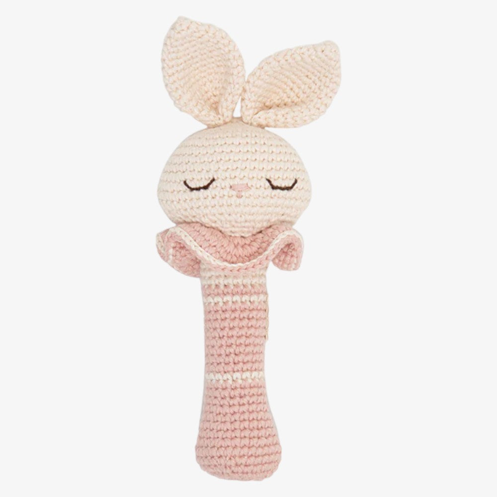 Bunny Rattle - Cream-rose