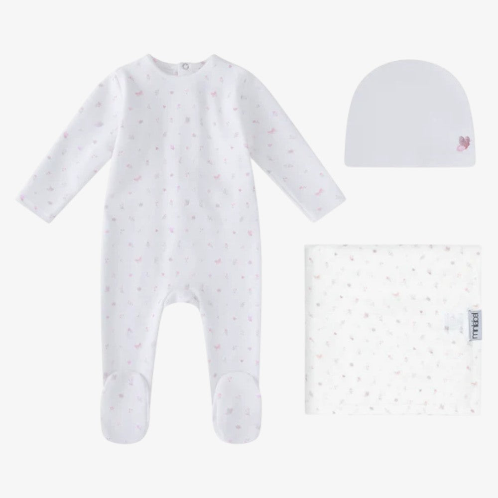 Butterfly Take Me Home Set - White