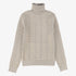 Cable Knit Collar Sweater - Beige