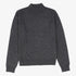 Silk Mock Neck Sweater - Charcoal