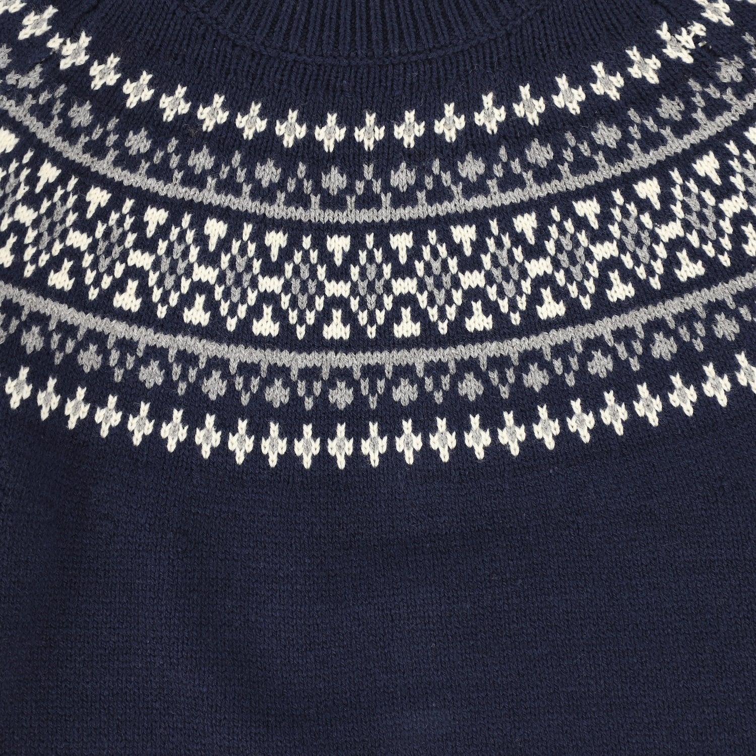 Stiched Detailed Sweater - Navy