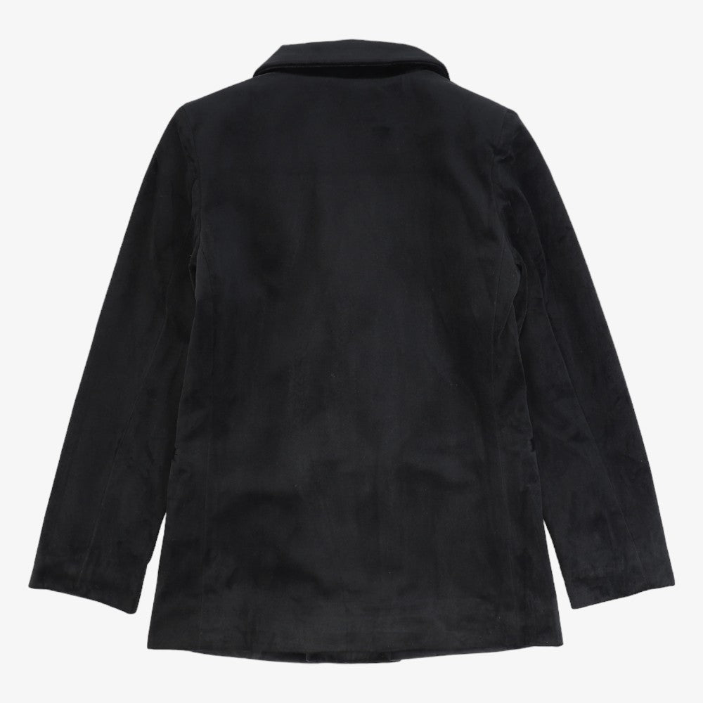 Lapel DB Blazer - Black