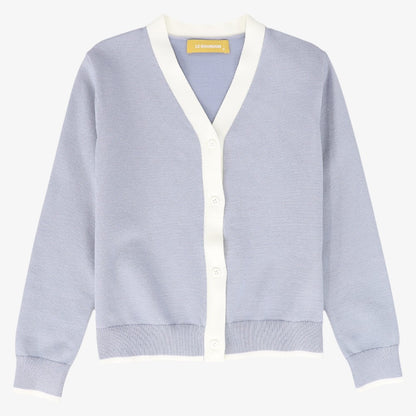Striped Cardigan - Light Blue