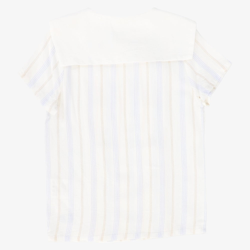 Doubel Breasted Shirt - Light Blue