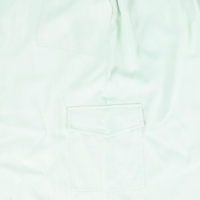 Flowy Cargo Skirt - Sage