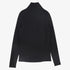 Wrap Neck Turtleneck - Black