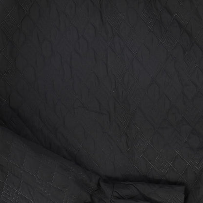 Quilted V-Neck Jumper - Black