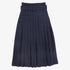 Pinstriped Buckle Skirt - Navy
