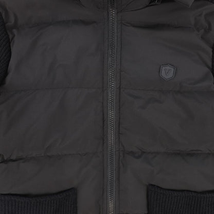 Pocket Puffer Jacket - Black