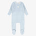 Gingham Frame Footie - Blue