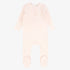 Gingham Frame Footie - Pink