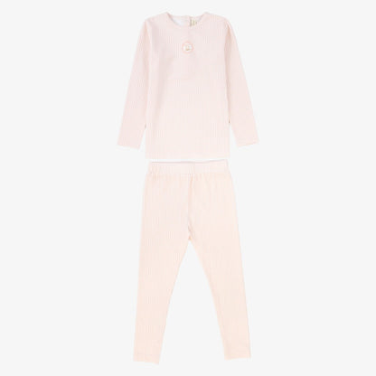Gingham Frame Pajamas - Pink