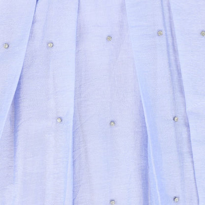 Diamond Embellished Skirt - Light Blue