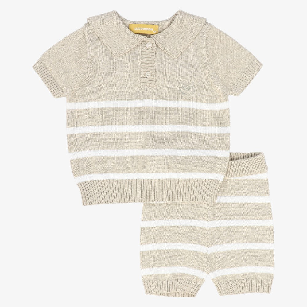 Stripe Trim Set - Tan