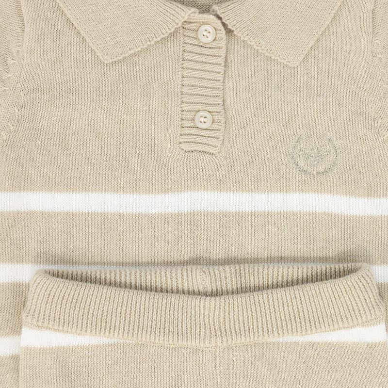 Stripe Trim Set - Tan