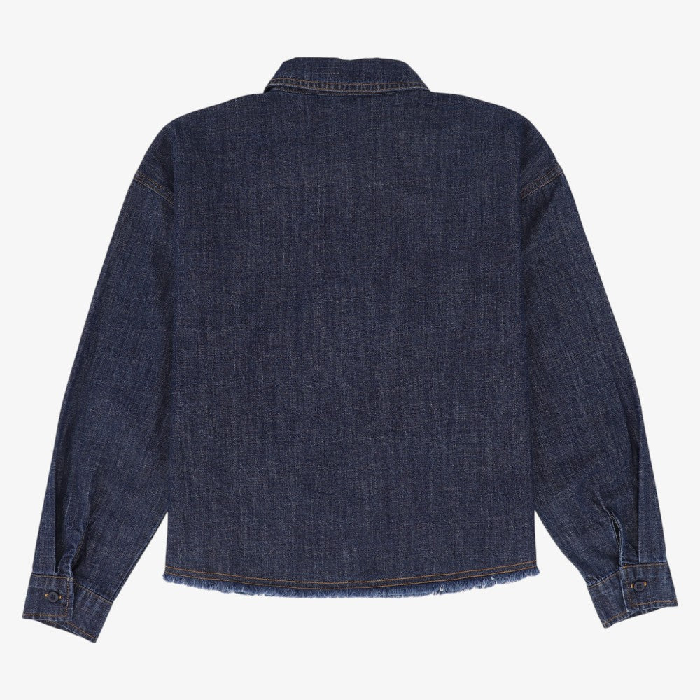 Leather Pocket Shirt - Denim