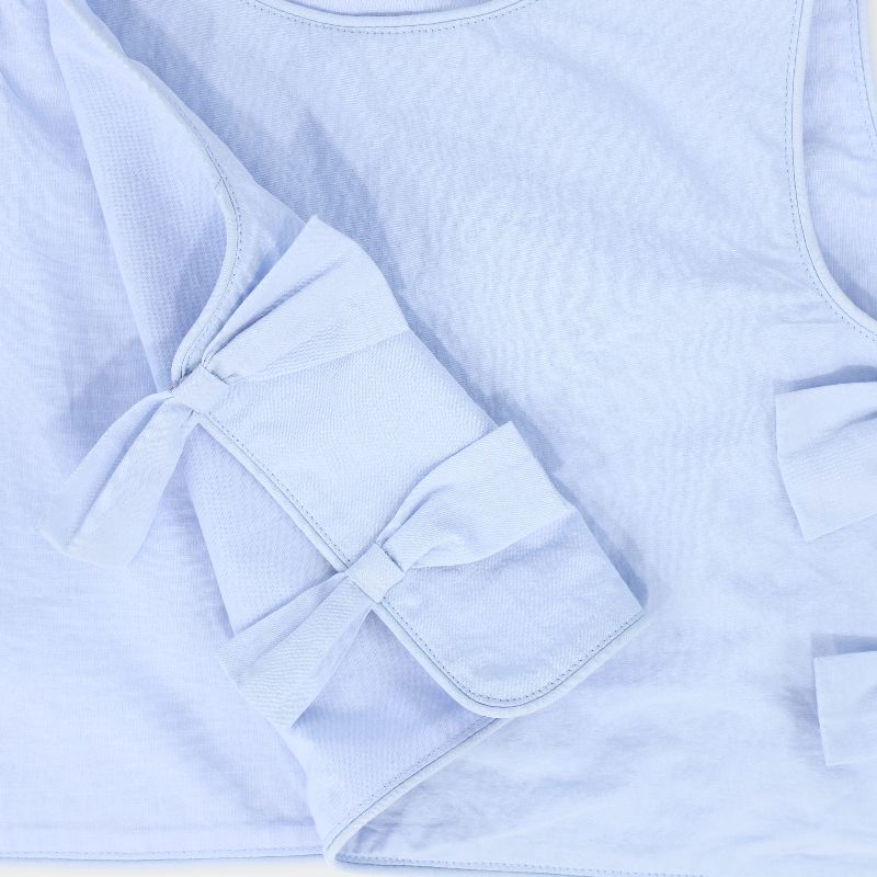 Stripe Tied Vest - Light Blue