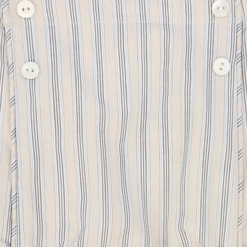 Double Stripe Button Bloomer - Beige