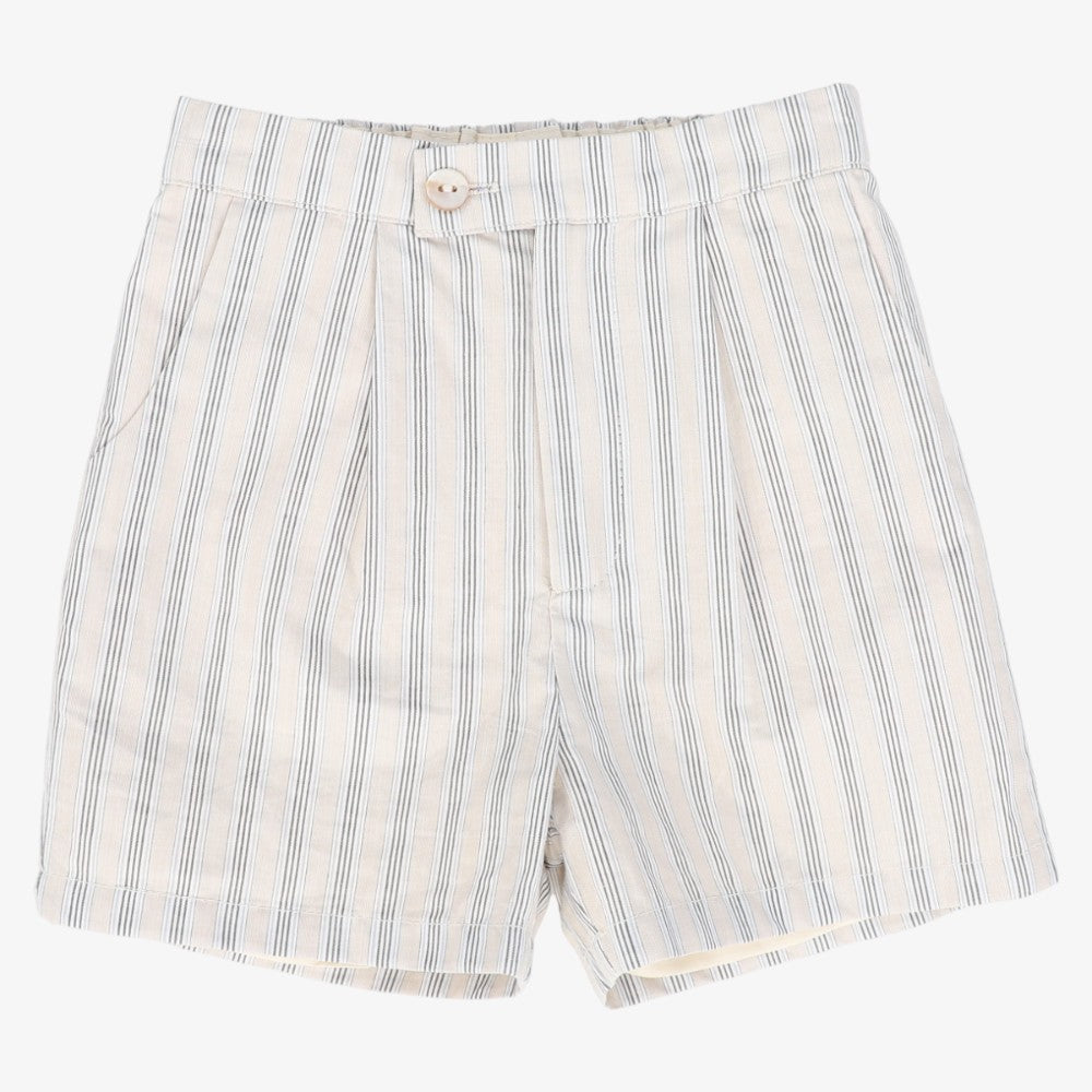 Double Stripe Shorts - Beige