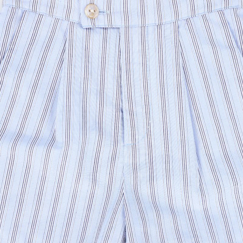 Double Stripe Shorts - Blue