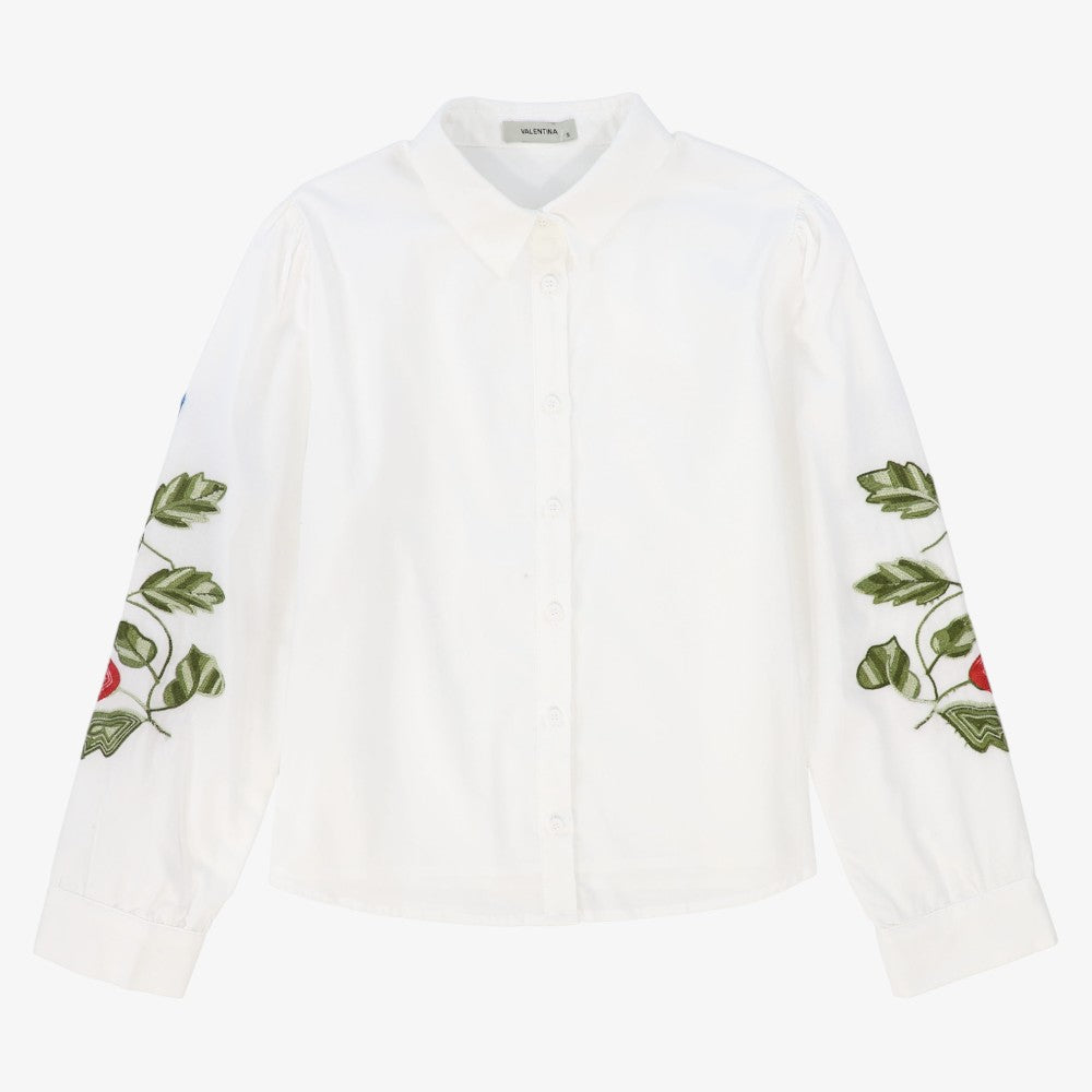 Embroidered Blouse - White