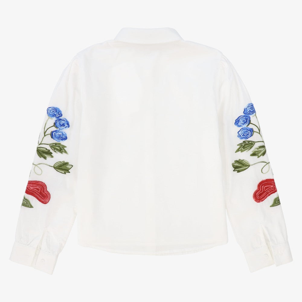 Embroidered Blouse - White