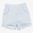 Linen Seam Shorts - Blue