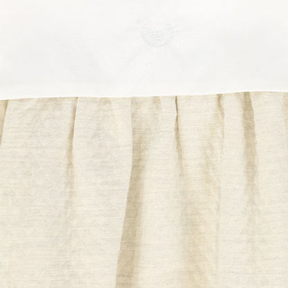 Textured Collar Romper - Cream