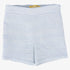 Textured Button Shorts - Light Blue