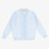 Cable Stripe Collar Cardigan - Blue