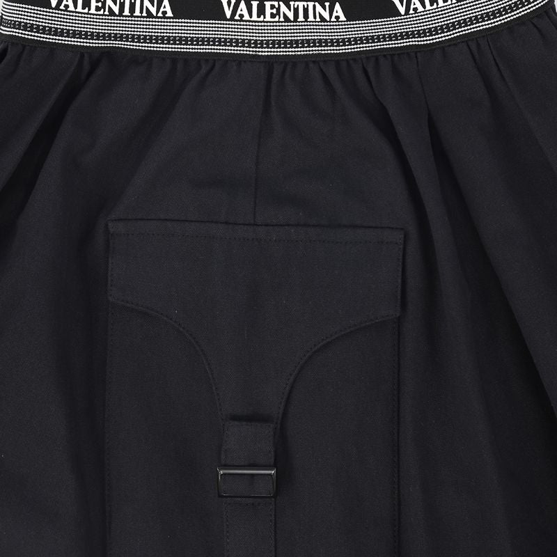 Canvas Cargo Skirt - Black