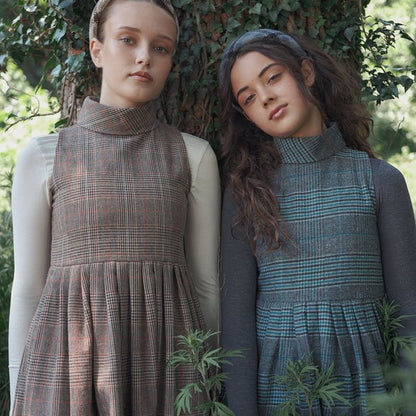 Roll Over Neck Jumper - Brown