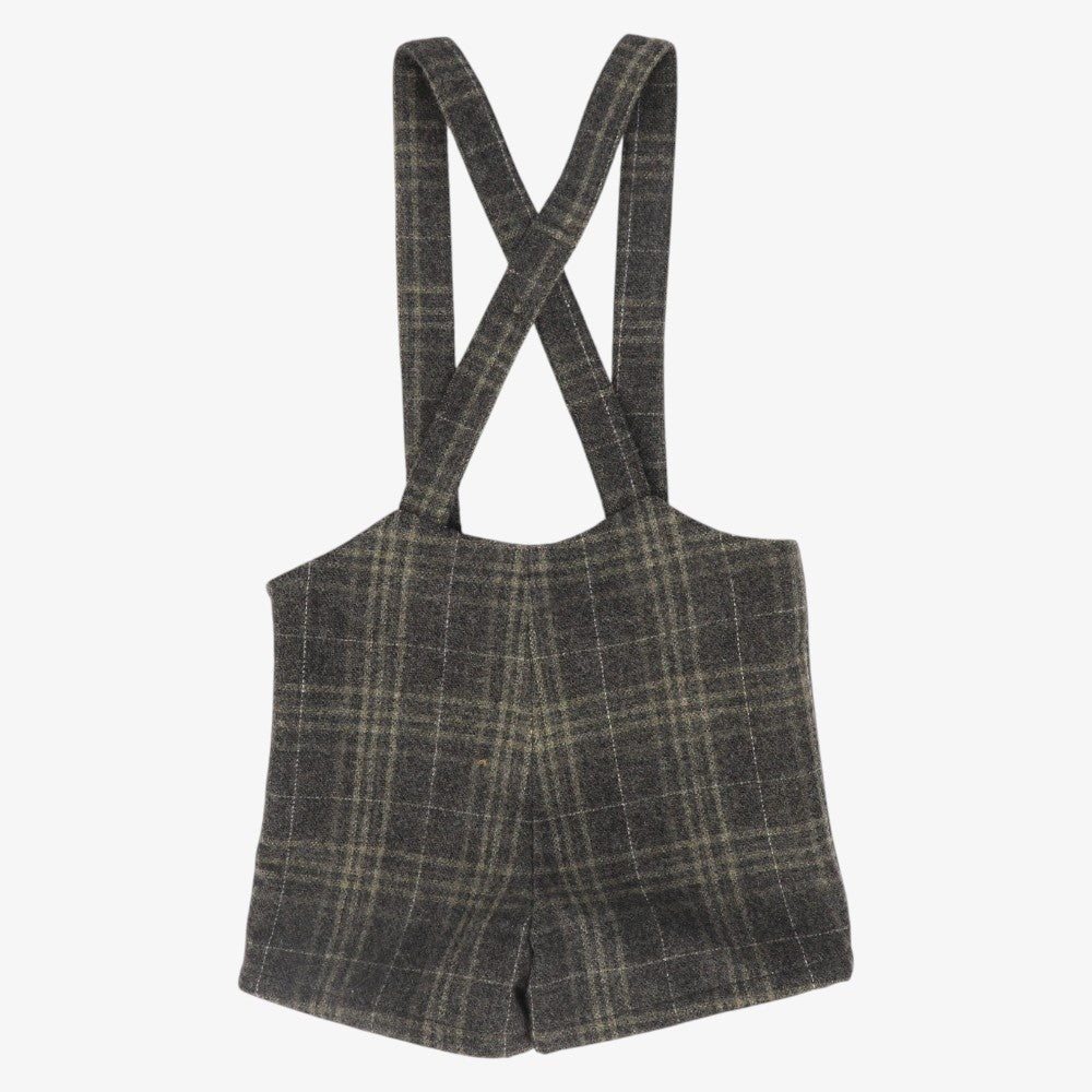 Plaid Overall - Olive