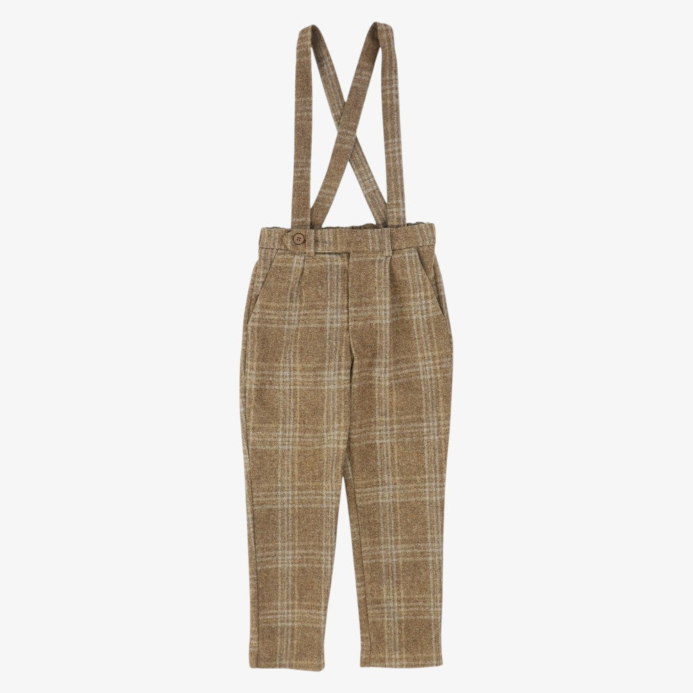 Plaid Pants - Camel