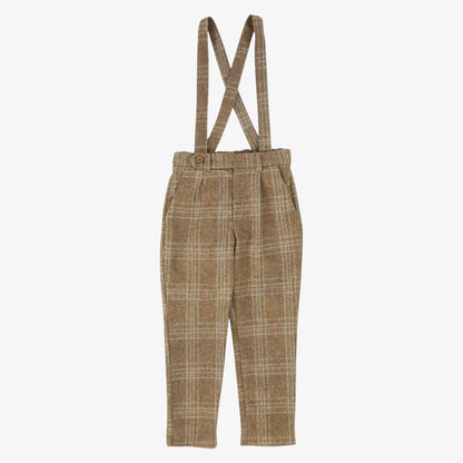 Plaid Pants - Camel