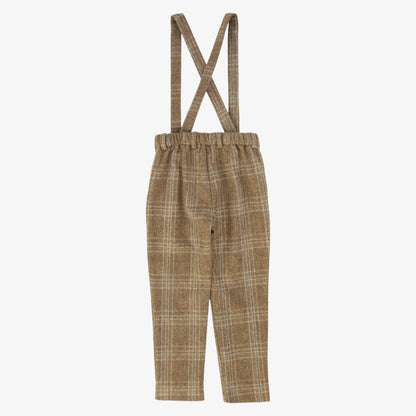 Plaid Pants - Camel