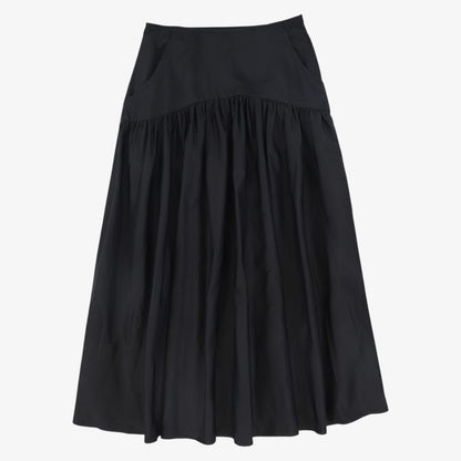 Tafetta Pocket Skirt - Black
