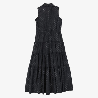Rhinestone CollarJumper - Black