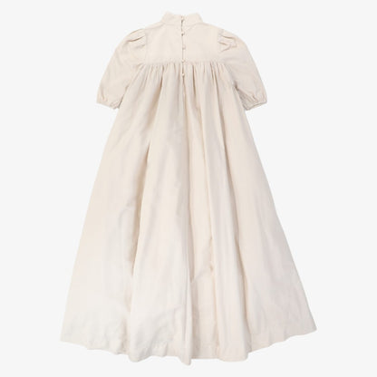 Tafetta Lace V Design Gown - Pink
