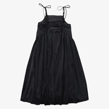 Velour Bubble Hem Jumper - Black