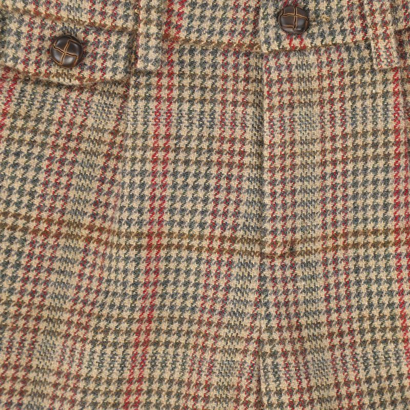 Houndstooth Shorts - Olive