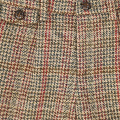 Houndstooth Shorts - Olive