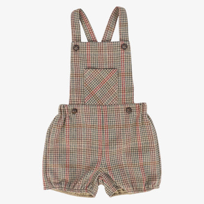 Houndstooth Overalls - Olive