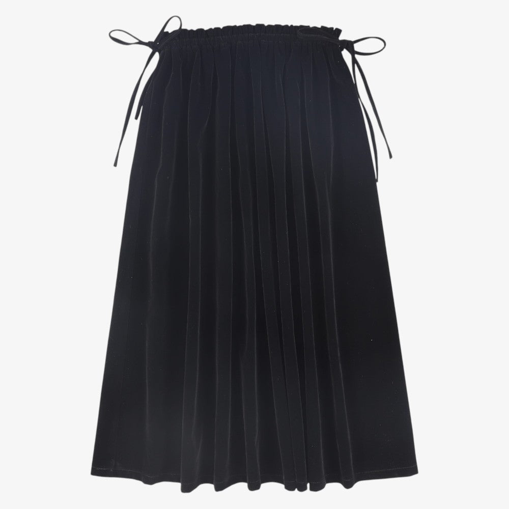 Waisted Maxi Skirt - Black