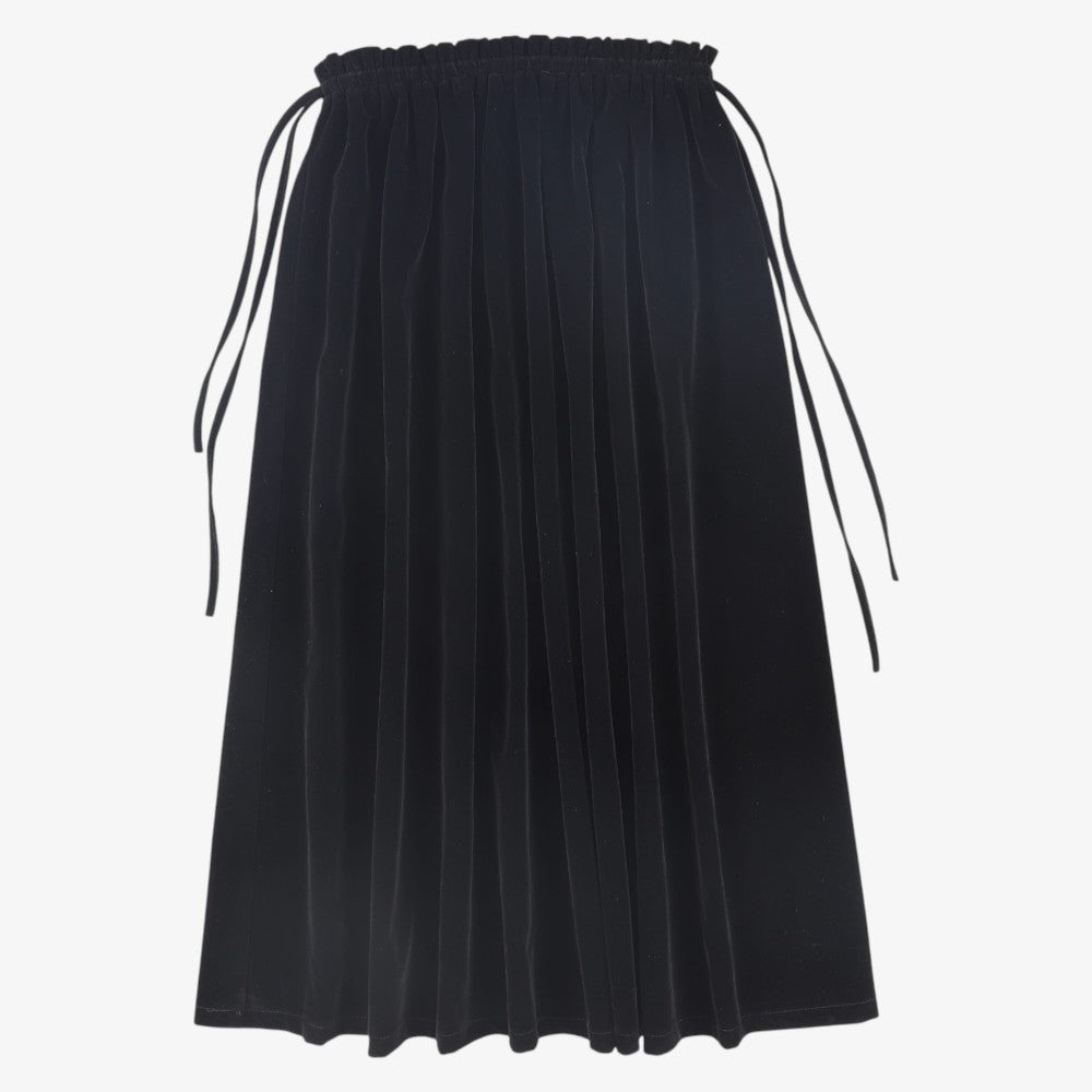 Waisted Maxi Skirt - Black