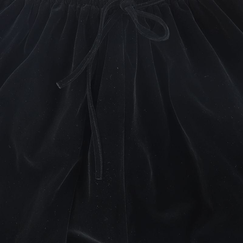 Waisted Maxi Skirt - Black