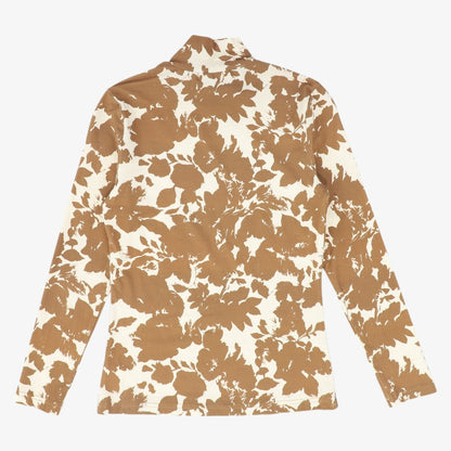 Print Turtleneck - Camel