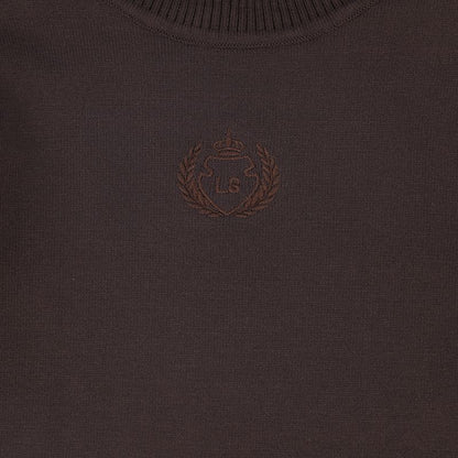 Fitted Knit Turtleneck - Brown