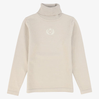 Fitted Knit Turtleneck - Camel